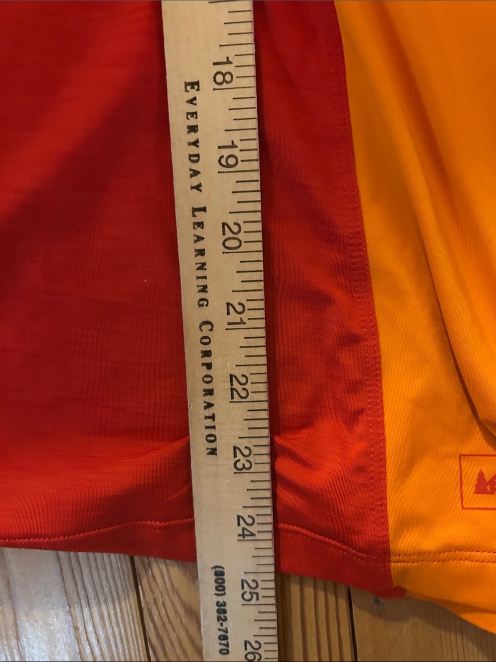 REI Red and Orange Women's Half-Zip Active Pullover - Picture 13 of 13